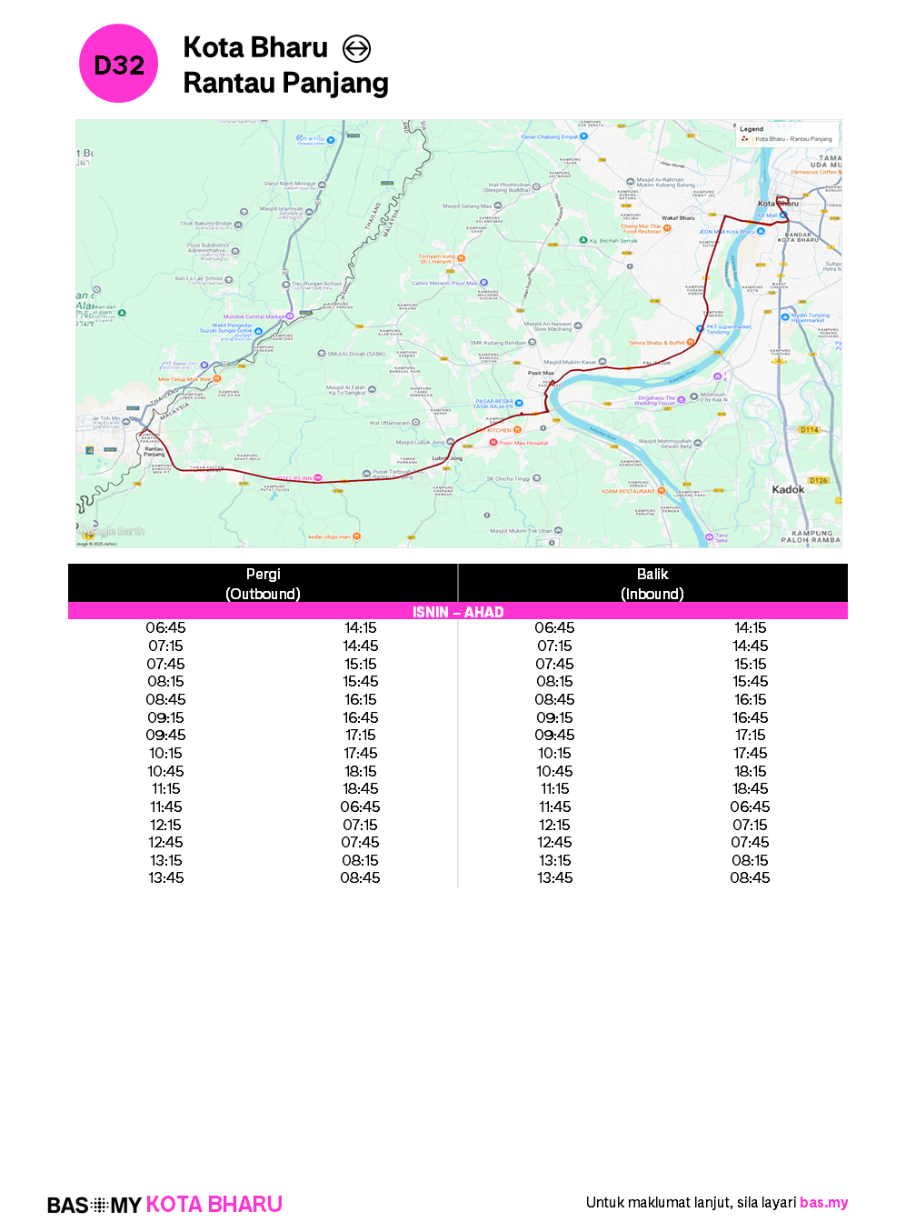 Info Laluan D32