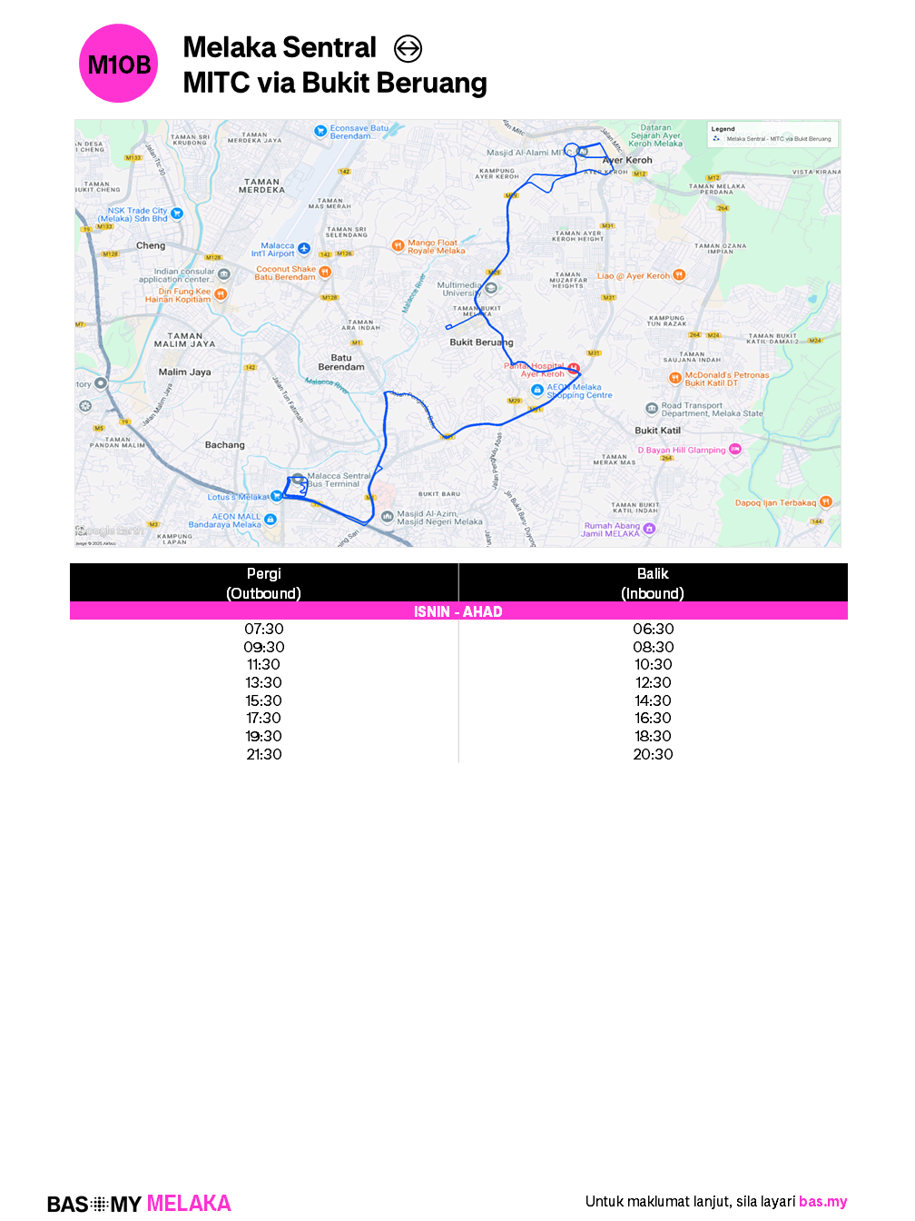 Info Laluan M10B