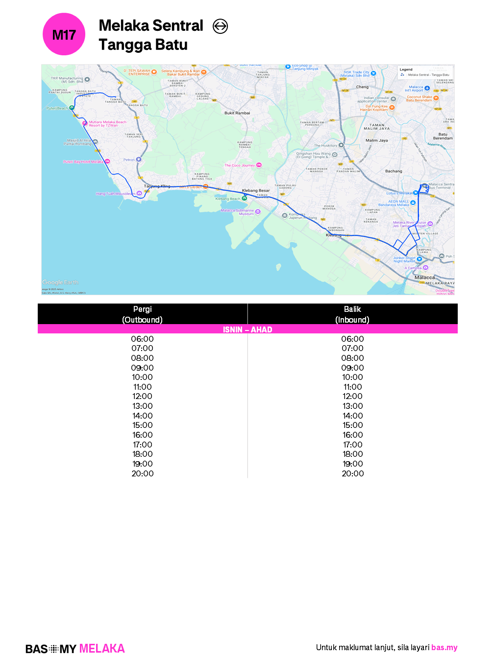 Info Laluan M17