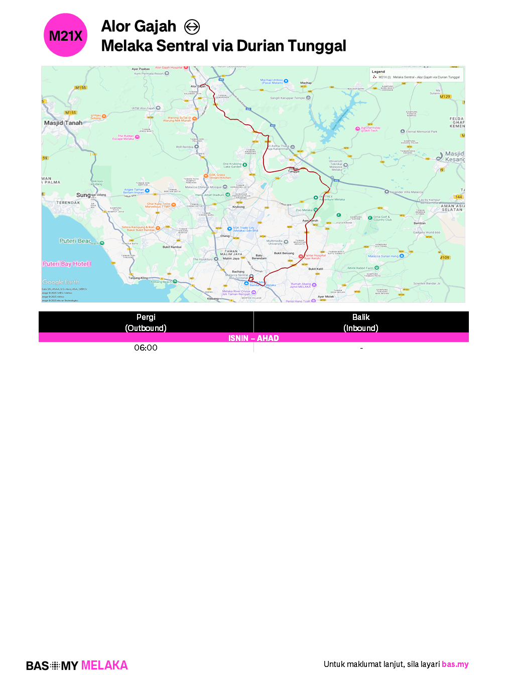 Info Laluan M21X