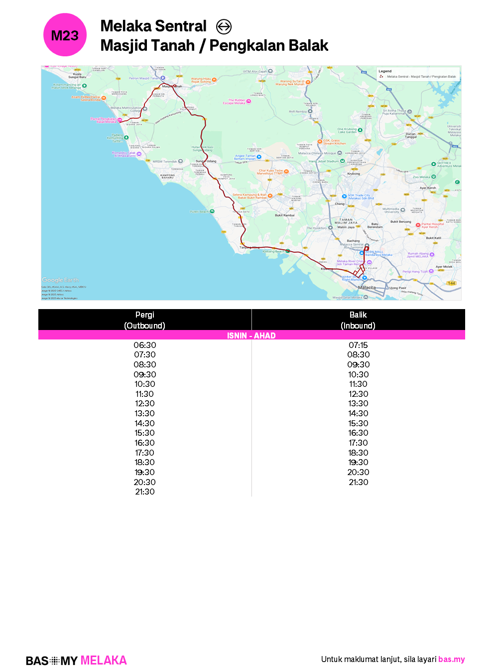 Info Laluan M23